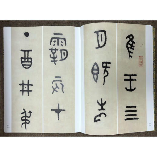 王福厂临金文六种 扫描原大释文 临摹教材 西泠印社出版社 商品图3