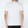 Marco Azzali 白色胶印双层撞色领短袖圆领T恤 T5217300 商品缩略图2