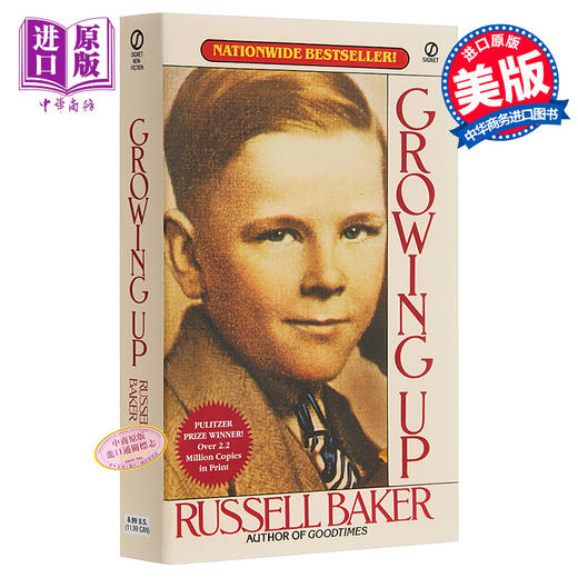 【中商原版】[英文原版]Baker Russell : Growing up 拉塞尔·贝克自传 商品图0