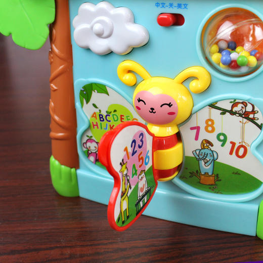 谷雨六面盒早教益智玩具儿童手拍鼓数字屋形状积木1-3岁宝宝游戏 商品图3