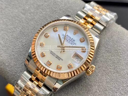 N劳力士 日志 31mm 五珠钢带 电镀18k真金瑞士2824机芯，做工完美，还原度极高，31毫米恰到好处，上手效果极佳 商品图2