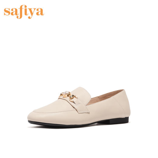 商场同款 | Safiya/索菲娅2020新款时尚简约圆头平跟单鞋女SF01111024 商品图1