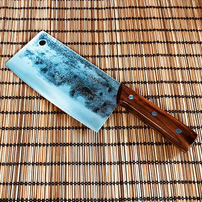 沈爷的宝贝合手文式刀手工锻打中华家刀厨房家用文刀菜刀