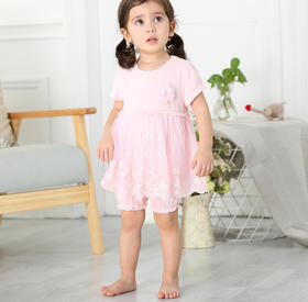 棉果果夏季女童套头连体衣连身衣哈衣M222727418310