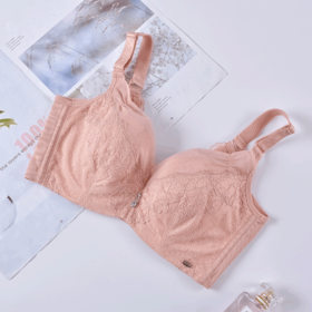 皇家丽美调整型薄杯文胸美背四排扣显大胸小胸收副乳内衣912-1