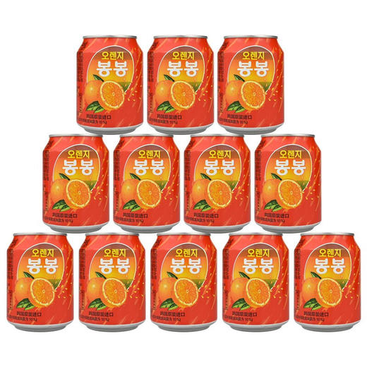 海太果粒果汁饮料橙子味238ml 商品图3