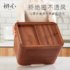 初心| 家用乌檀木带盖米桶 商品缩略图2