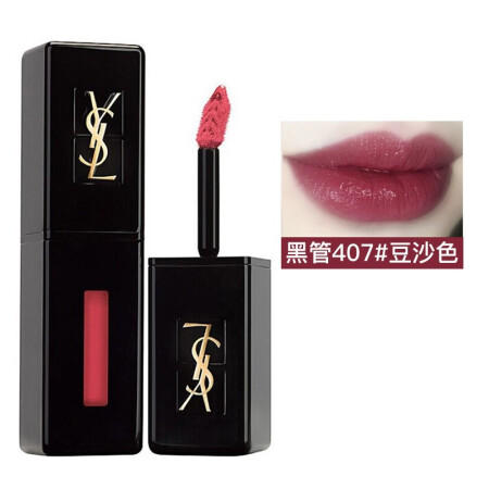 法国 YSL/圣罗兰黑管唇釉5.5ml #401/#407/#409/#416/#440/#441/#610 版本随机发 商品图2