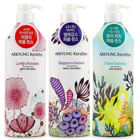 韩国爱敬花香洗发水600ml 护发素600ml一套