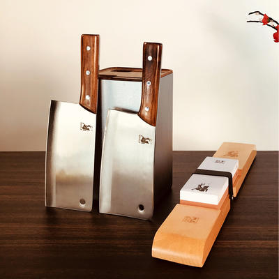 沈爷的宝贝  厨房家用手工锻打家用刀具菜刀 六六大顺套装 商品图1