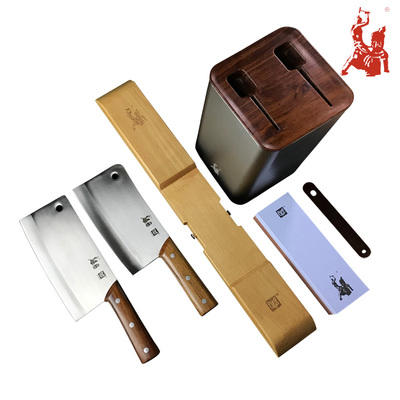 沈爷的宝贝  厨房家用手工锻打家用刀具菜刀 六六大顺套装 商品图4