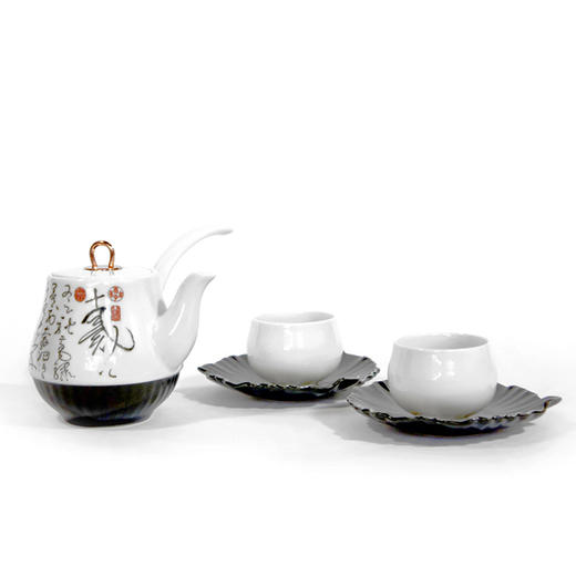 自叙酌墨-自叙帖品茗茶具组2人(1壶2杯2碟) 商品图0