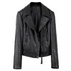 爆款跨界 | 经典短款修身真皮绵羊皮女款皮衣SF04311203 商品缩略图3