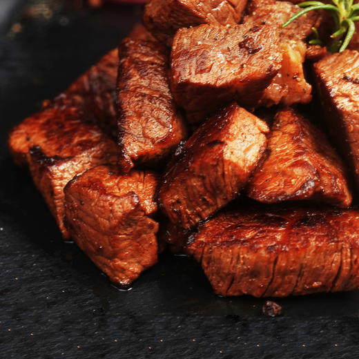 【1.2-2.4斤装】谷饲安格斯上脑牛肉粒600克-1200克 原肉原切 可炖可焖可烤 商品图3