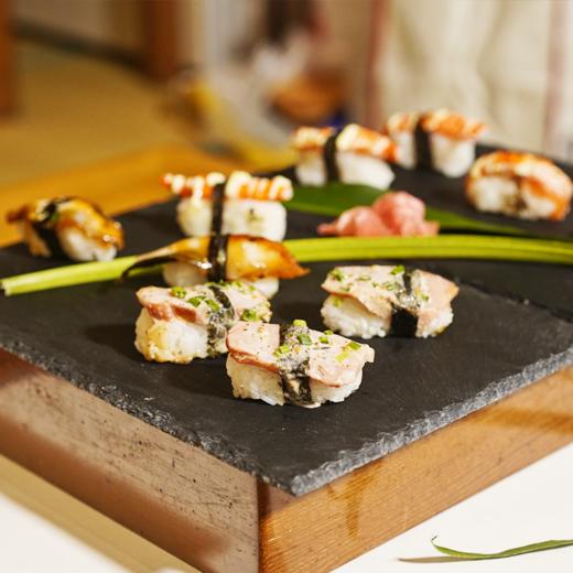 【甜久荟 和式茶歇】亚洲和式茶歇 寿司大阪鸡蛋烧金鱼烧樱花绿豆糕等8种日式点心 40份起订 免费配送上门 专业烘焙师傅现场服务 商品图6