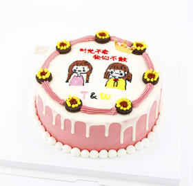 姐妹花 蛋糕（下单请先看详情）