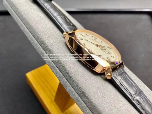 江诗丹顿 历史名作系列 斜把 斜位把头尺寸40mm 搭配手动上链机芯 316钢 意大利小牛皮表带 商品图5