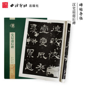 碑帖导临史晨前后碑 隶书书法字帖 毛笔字帖 史晨碑临摹书籍 碑文赏析研习 西泠印社出版社【放大版原贴+部分笔法讲析】