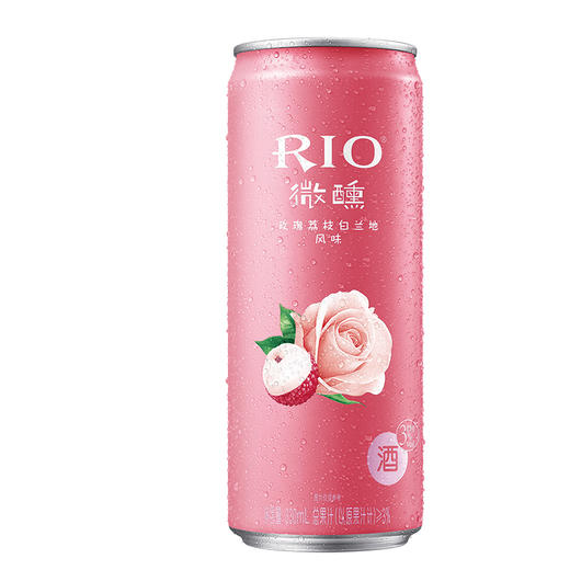 锐澳微醺3度玫瑰荔枝鸡尾酒330ml 商品图0