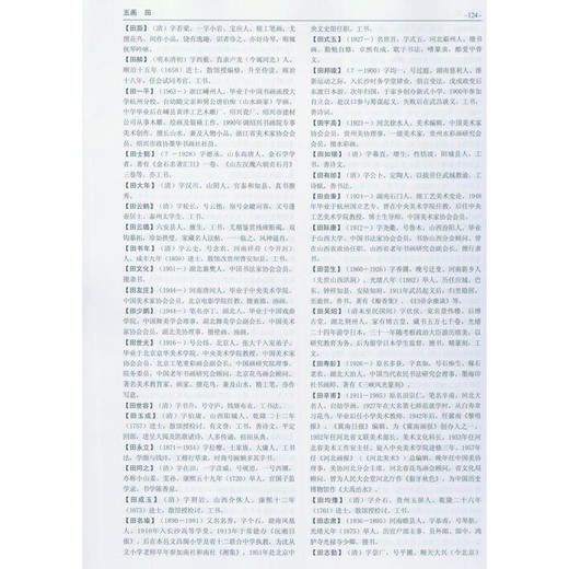 中国美术家人名辞典增补本 书画家的简历 工具书 西泠印社出版社 商品图4