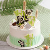 憨厚熊猫-纯手工巧克力装饰-2磅【生日蛋糕】 商品缩略图0