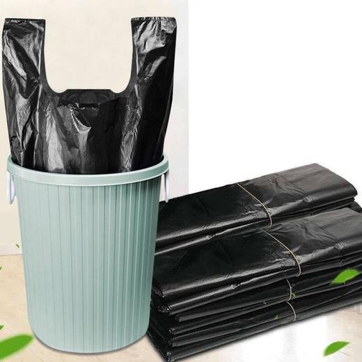 【特惠500只装】加厚黑色手提背心式垃圾袋32*54cm 商品图4