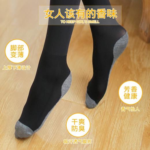 【盒装】女士厚丝袜打底袜连袜裤厚款比基尼螺旋藻钢丝袜防臭袜防滑连裤袜512/511/515/517/518 商品图13