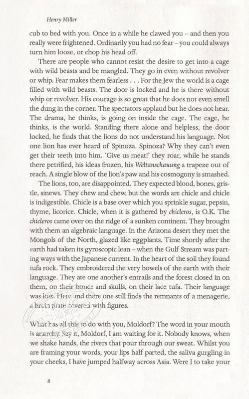 【中商原版】亨利米勒：北回归线 英文原版 经典文学 Tropic of Cancer Henry Miller Penguin Classics 商品图7