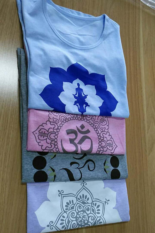 《捡漏专场 不退换》HWT艾杨格专业瑜伽全棉T恤休闲短袖（不带胸垫） 商品图3