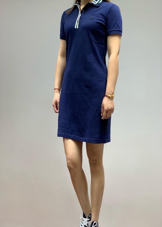 点此购买鳄鱼女款拼色短袖polo连衣裙左140103