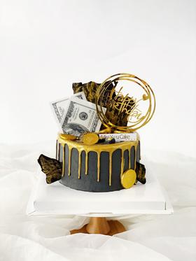 定制款蛋糕 - 黑金