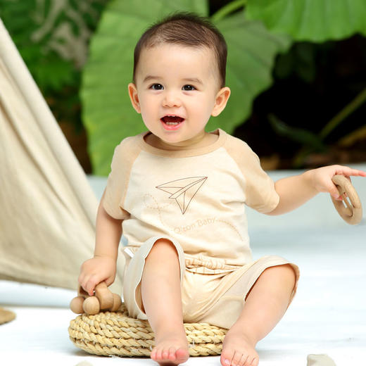 棉果果夏季新疆彩棉纯棉套头圆领T恤M201140120212 商品图4