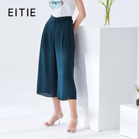 EITIE爱特爱夏季新款时尚通勤职业干练垂感阔腿长裤女5905627