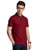 Marco Azzali 酒红色纯棉短袖POLO衫 T5057900 商品缩略图2