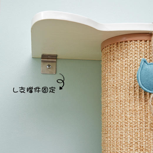 CatS猫家具猫墙系列之墙上抓柱 剑麻通天柱猫抓板磨爪器 F5包邮 商品图3