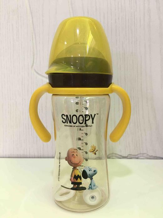 史努比宽口弧型手柄300ml自动PPSU奶瓶
A8008 商品图0