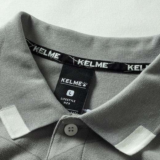 卡尔美新款商务休闲系列长袖POLO衫 男士针织T恤 商品图2