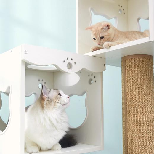 CatS猫家具旋转猫爬架 猫窝猫架猫树猫抓柱猫跳台 XZ 送垫子 包邮 商品图1