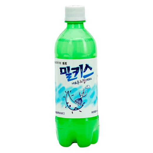 韩国进口乐天Lotte妙之吻乳味碳酸饮料 500ml/瓶 商品图0