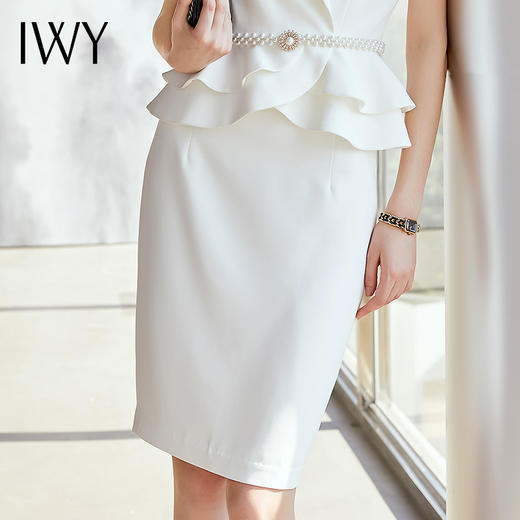 IWY/白色套裙西服套装A-CS810 商品图8