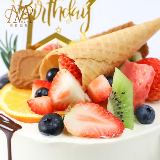 【3236】韩式水果甜筒”蛋糕 商品图4