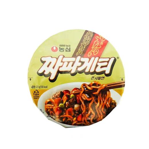 包邮韩国进口农心炸酱大碗面123g桶干拌面炸酱面韩式泡面方便面