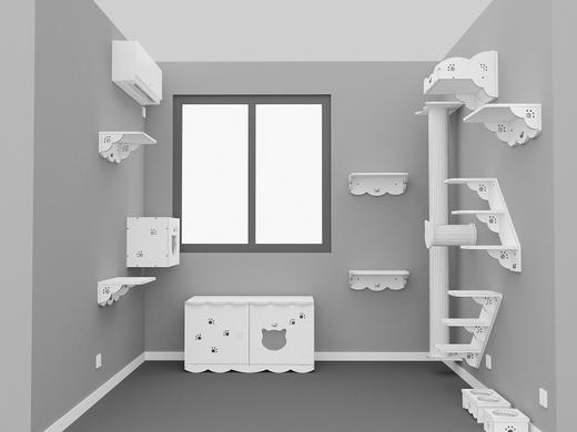 CatS墙上搭配设计 全屋定制服务费 周一到周五 定版前可修改两次 商品图3