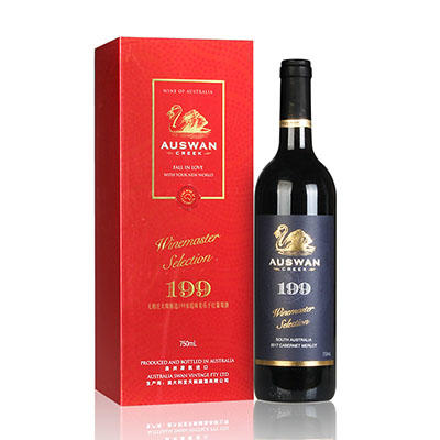 天鹅庄大师精选199赤霞珠美乐干红750ML*6瓶整箱装 商品图0