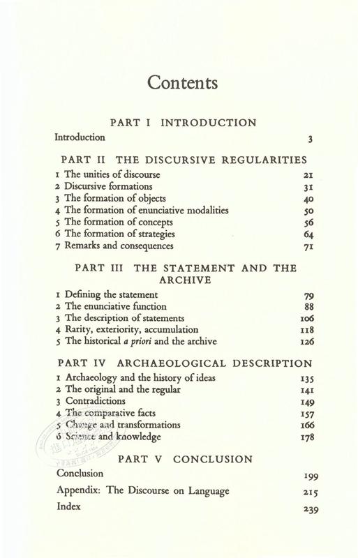 【中商原版】知识考古学 英文原版 The Archeology of Knowledge/Michel Foucault/Vintage 商品图4