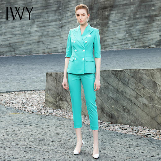 IWY/薄荷绿色西装套装202008CP1 商品图1