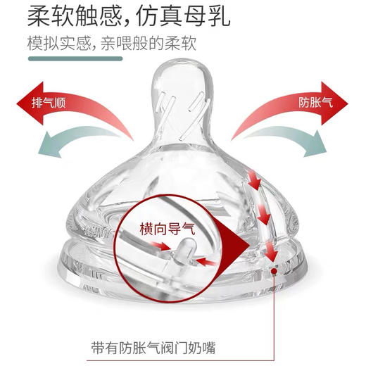 史努比宽口硅胶奶嘴S 商品图1