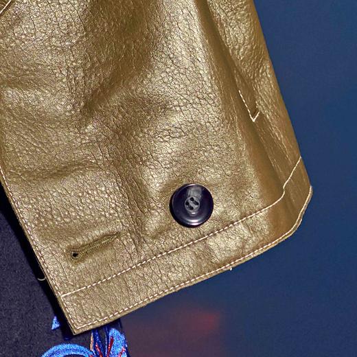 【伯妮斯茵】军绿短款优质羊皮衣 6P6652 商品图5