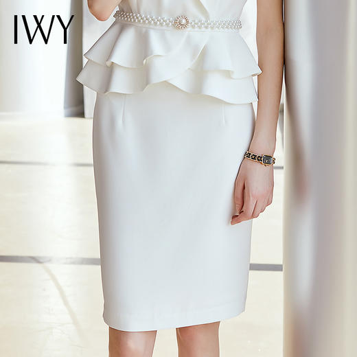 IWY/白色套裙西服套装A-CS810 商品图9