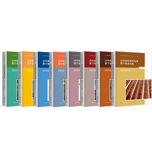 高中新旧课程标准教学要求比较 8册 语文+数学+英语+化学+生物+物理+历史+思想政治  高中新课程教师培训用书 商品图0